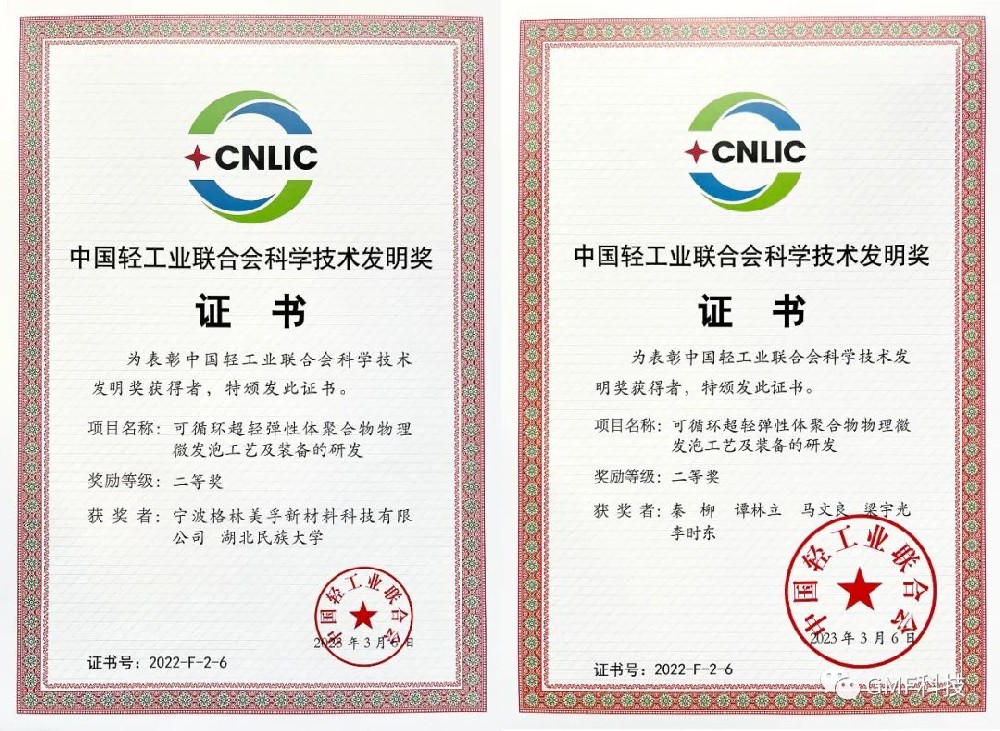 喜報(bào)』GMF科研成果喜獲中國(guó)輕工業(yè)聯(lián)合會(huì)科學(xué)技術(shù)發(fā)明獎(jiǎng)二等獎(jiǎng)！